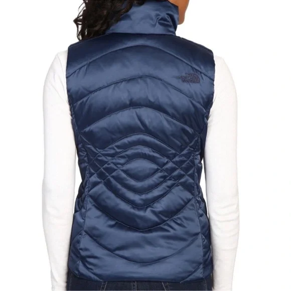 The North Face Navy Quilted Aconcagua Vest Shady Blue - Picture 2 of 9